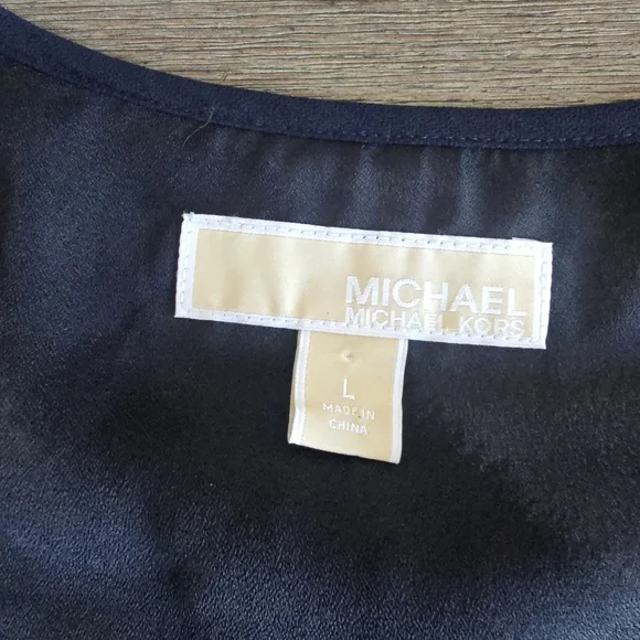 Michael Kors Black and White Stripe Tank Maxi Dress Large Coastal Resort Summer - Picture 5 of 10